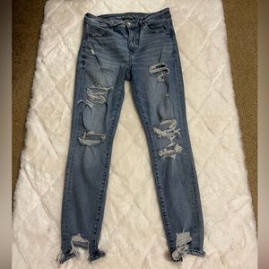 american eagle hi-rise jegging